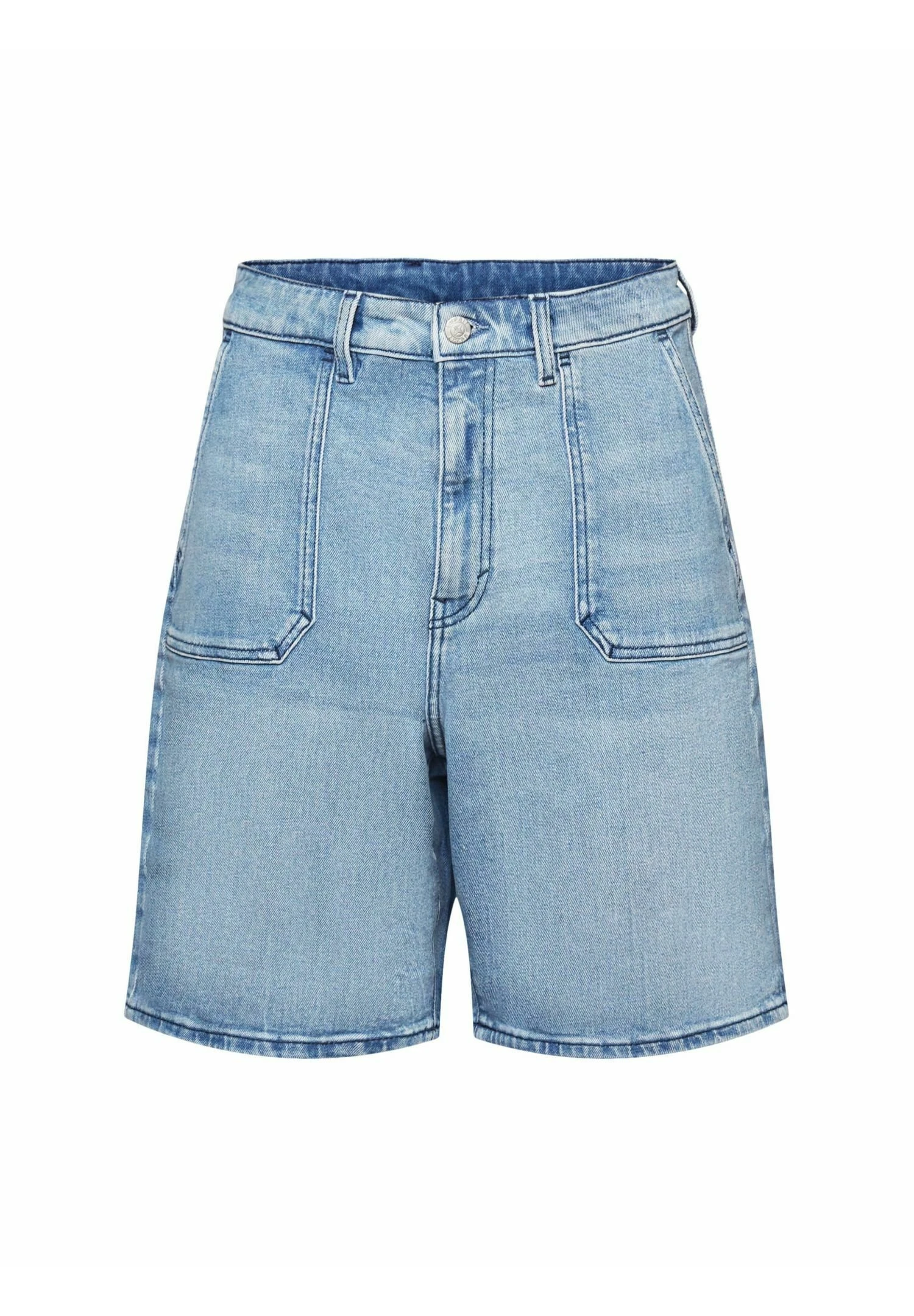 ESPRIT Denim Shorts - Blue Light Washed 9 ESPRIT Denim Shorts - Blue Light Washed - Image 9