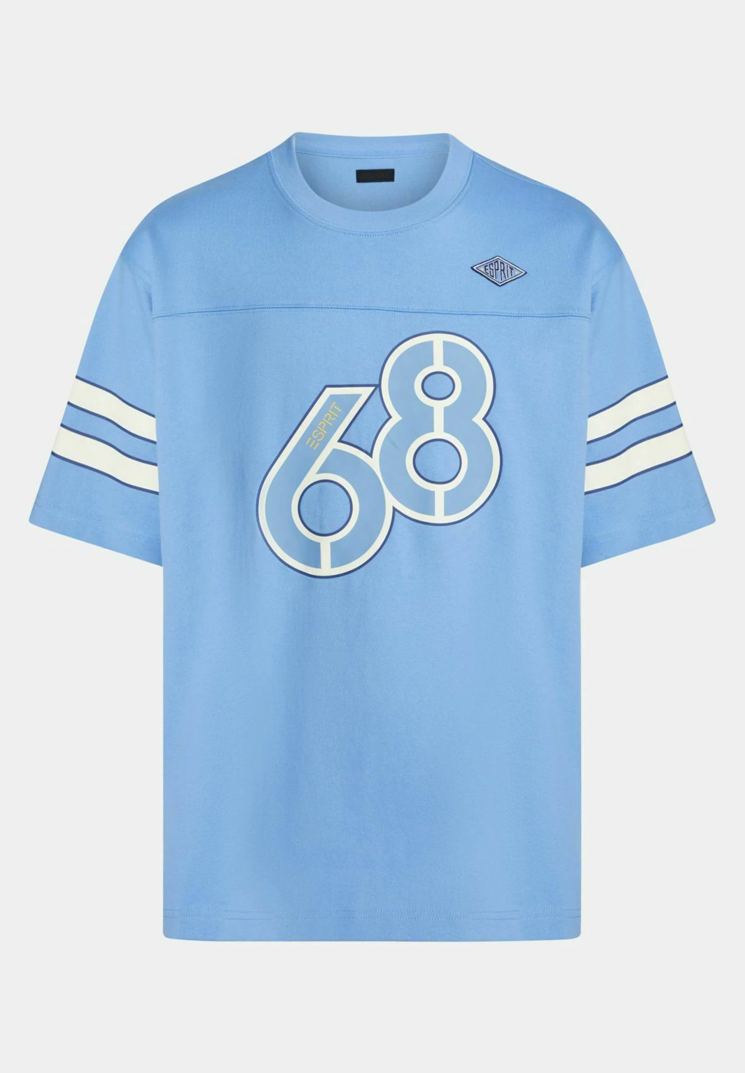 ESPRIT Mit Grafik-Print UndÄrmeln - Print T-Shirt - Light Blue Lavender 5 ESPRIT Mit Grafik-Print UndÄrmeln - Print T-Shirt - Light Blue Lavender - Image 5