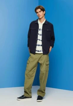 ESPRIT Mit Zwei Brusttaschen - Shirt - Navy -Esprit Sales Store 019cd136cff248bd9f4dcd8c9d481aff