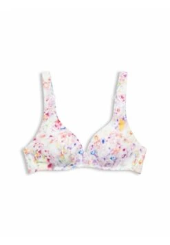 ESPRIT Wattiertes Mit Floralem Print - Bikini Top - Teal Blue 10 ESPRIT Wattiertes Mit Floralem Print - Bikini Top - Teal Blue -Esprit Sales Store 01d1e0f7302e4c11b6425ea31b861801