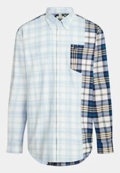 ESPRIT Mit Karo-Patchwork - Shirt - Blue -Esprit Sales Store 02147a43d23b4223b4b6bbe8575edb08