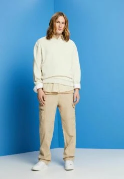 ESPRIT Cargo Trousers - Sand -Esprit Sales Store 02f93101447745918a2ee0ef593eaf36