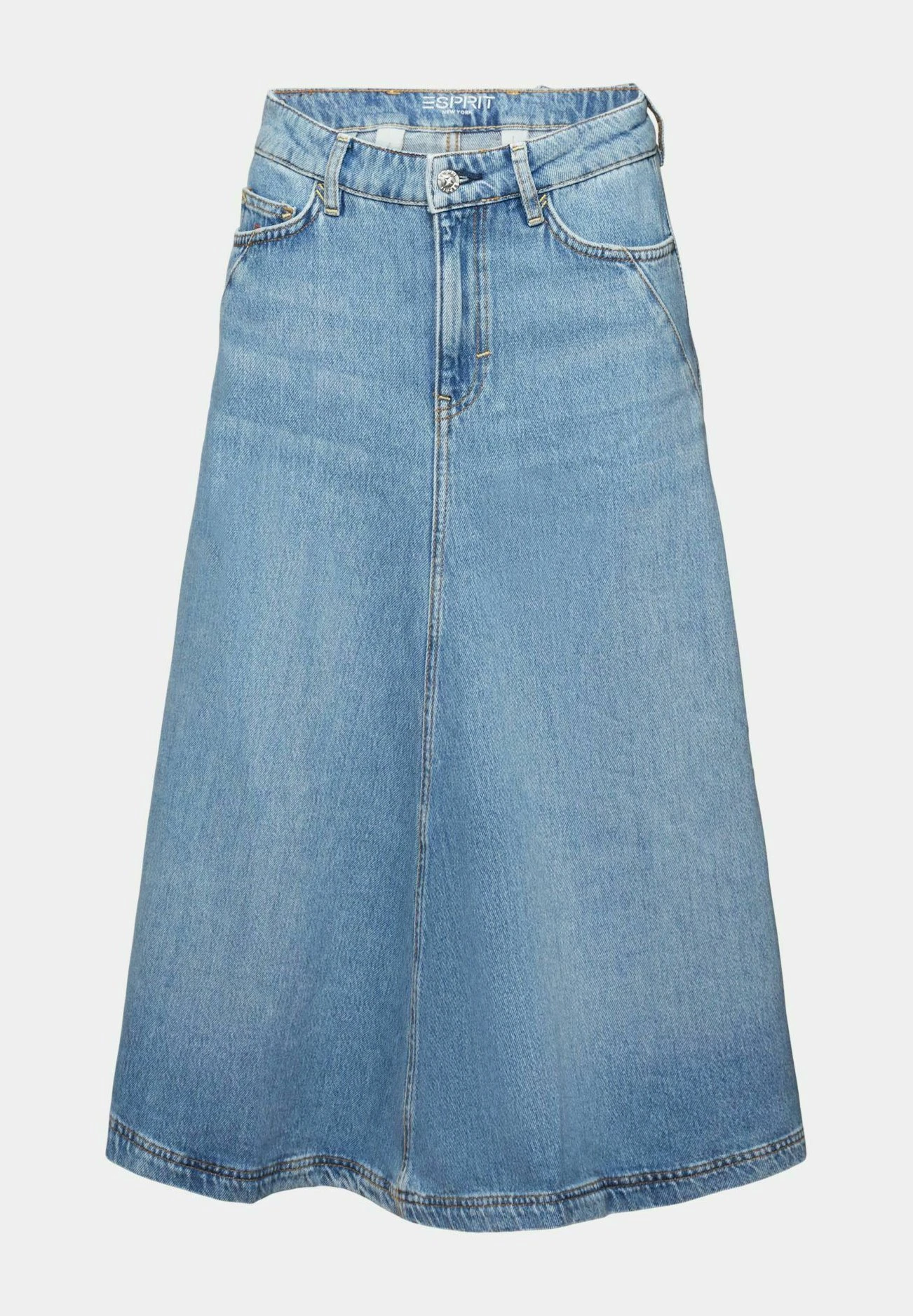 ESPRIT A-Line Skirt - Blue Medium Washed New 11 ESPRIT A-Line Skirt - Blue Medium Washed New - Image 11