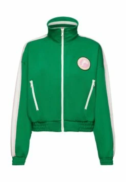 ESPRIT Cropped- Training Jacket - Emerald Green 14 ESPRIT Cropped- Training Jacket - Emerald Green -Esprit Sales Store 03a846665a4b40dd9da9df5e313e064c