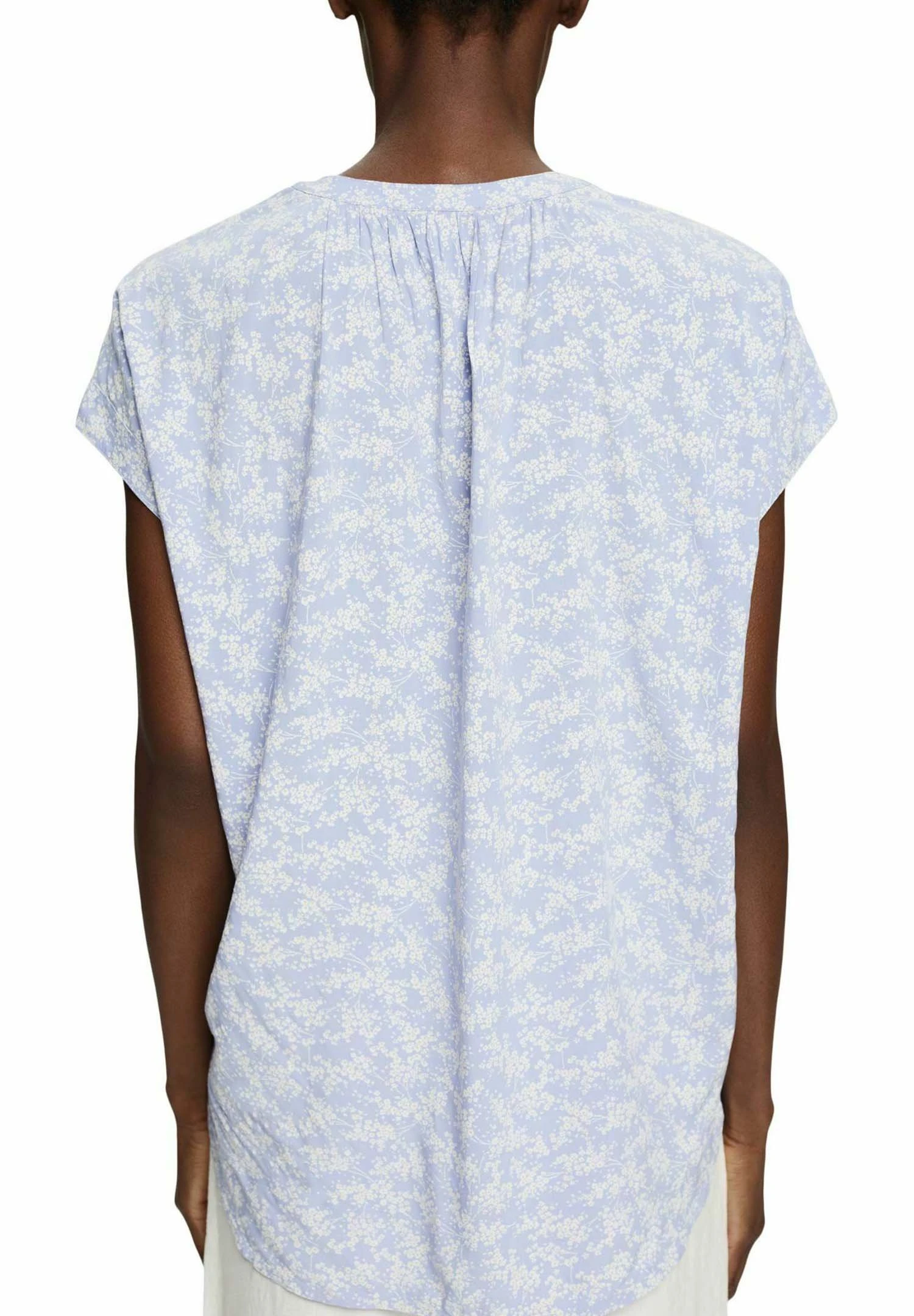 ESPRIT Aop- Blouse - Light Blue Lavender 3 ESPRIT Aop- Blouse - Light Blue Lavender - Image 3