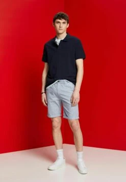 ESPRIT Gestreifte- Shorts - Blue -Esprit Sales Store 050a5821567b432b9b450d6037a51ad7