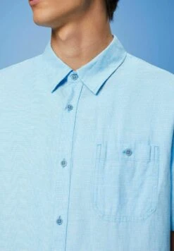 ESPRIT Kurzarm Mit Hahnentrittmuster - Shirt - Turquoise -Esprit Sales Store 06464b5d7f5d480b9c0222702c6c243a