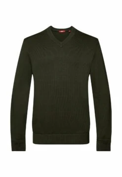 ESPRIT Jumper - Dark Khaki -Esprit Sales Store 06f29272620543ce8a4d7b7f7bf0574d