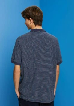 ESPRIT MeliertesMit Streifen - Polo Shirt - Navy -Esprit Sales Store 070c326bb94f4e62be691770398169ed