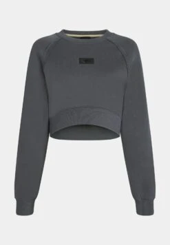 ESPRIT Cropped In Garment Dye - Sweatshirt - Dark Grey 9 ESPRIT Cropped In Garment Dye - Sweatshirt - Dark Grey -Esprit Sales Store 0bdd1d7005934cd5bc7cc7d3e4cdf52c