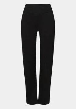 ESPRIT Mit Geschlitzten Säumen Und Reissverschluss - Trousers - Black -Esprit Sales Store 0cfed63869624a18872e603c26713754