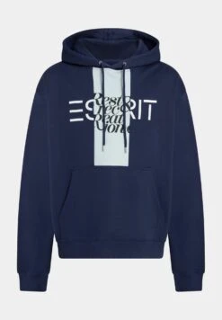 ESPRIT Im Flicken-Look - Hoodie - Navy -Esprit Sales Store 0db61acd8ba646b68d5ccea617366bc3