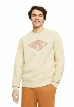 ESPRIT Mit Logo-Print - Sweatshirt - Beige -Esprit Sales Store 0f6d276b00544a33aa133b2444bdebfc