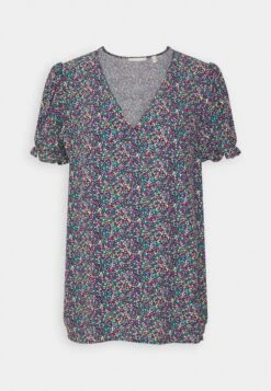 Edc By Esprit Short Sleeve Blouse - Print T-Shirt - Black -Esprit Sales Store 11114b81c73f48eba4ea68181444046f