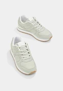 ESPRIT Material-Mix-Sneaker In - Trainers - Light Grey -Esprit Sales Store 120832f7576b419596d9cf1a24202b8a