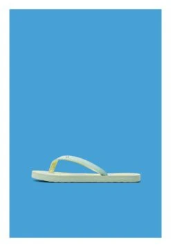 ESPRIT Thongs - T-Bar Sandals - Light Aqua Green -Esprit Sales Store 1247043636aa4cf0a8c6db34eeda4a46