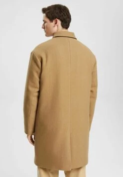 ESPRIT Short Coat - Khaki Beige -Esprit Sales Store 1300d356263a401b85decdc66abdbd39