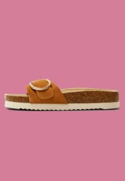 ESPRIT Mit Schnalle - Mules - Caramel -Esprit Sales Store 13af2455741a40a5b693f3ca36aecf57