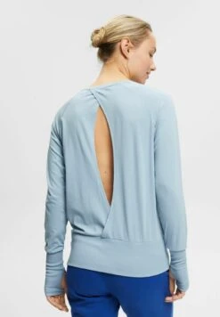 Long Sleeved Top - Pastel Blue -Esprit Sales Store 13d7677715ae456b82cbfbd6fc88ee52