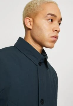 ESPRIT Longmac - Trenchcoat - Petrol Blue -Esprit Sales Store 14302cb504ae4391844c05ba7c3a8cb0