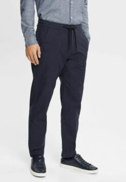 ESPRIT Mit Kordelzugbund - Trousers - Dark Blue