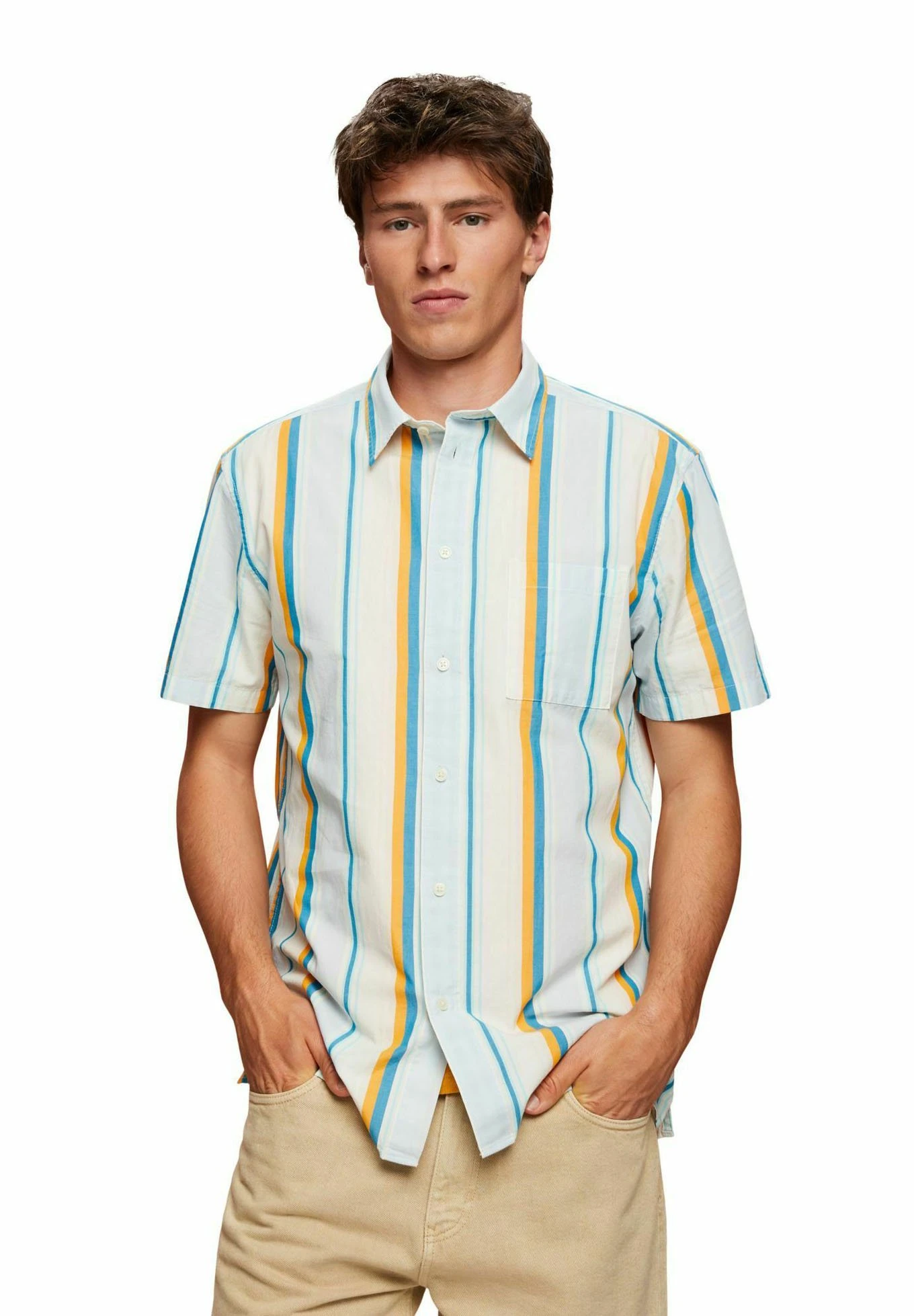 Edc By Esprit Shirt - Turquoise 1 Edc By Esprit Shirt - Turquoise