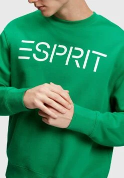 ESPRIT Logo - Sweatshirt - Green -Esprit Sales Store 15c316c0fff24cf4884334aeaae7aac9