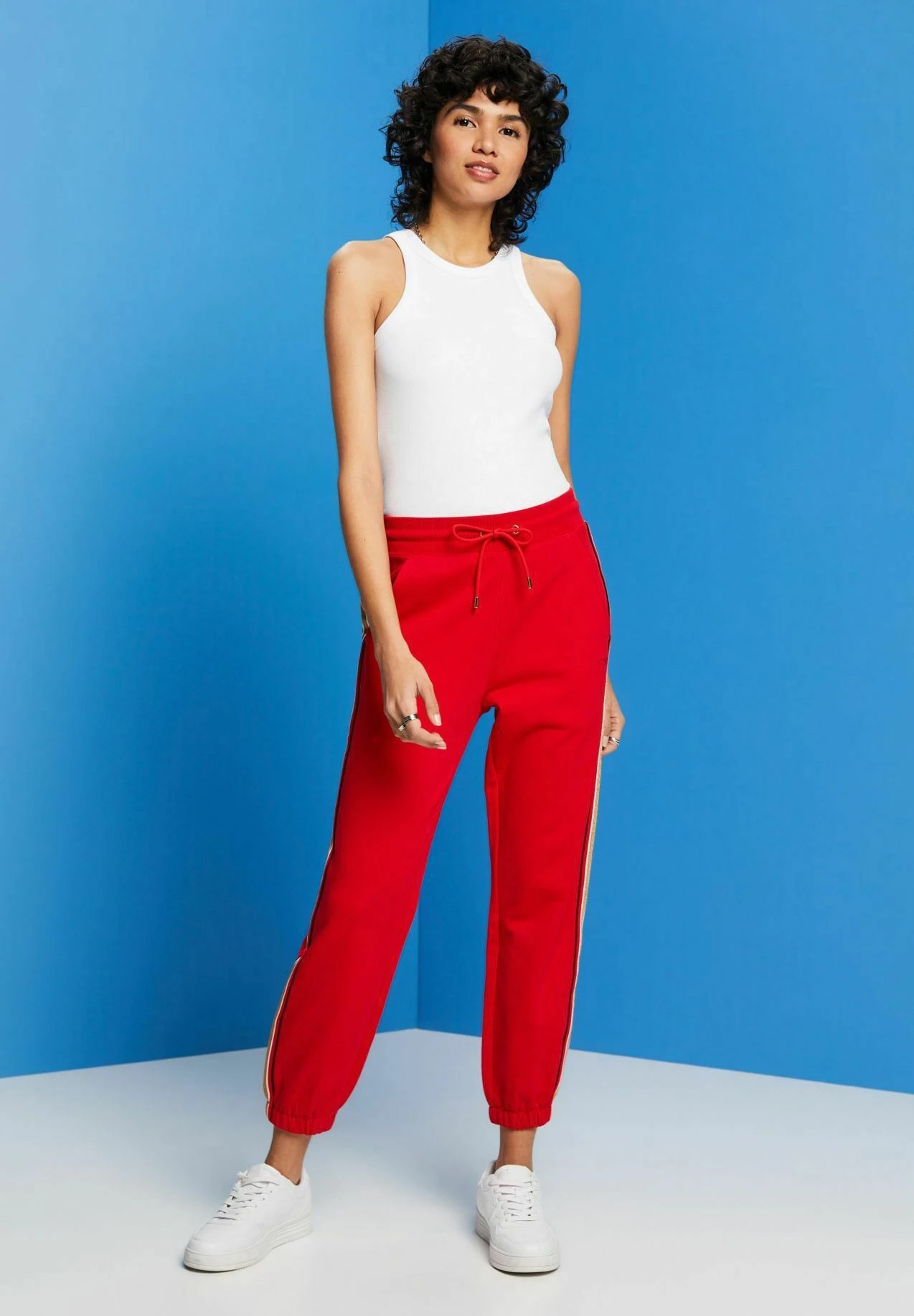 ESPRIT Tracksuit Bottoms - Red 5 ESPRIT Tracksuit Bottoms - Red - Image 5