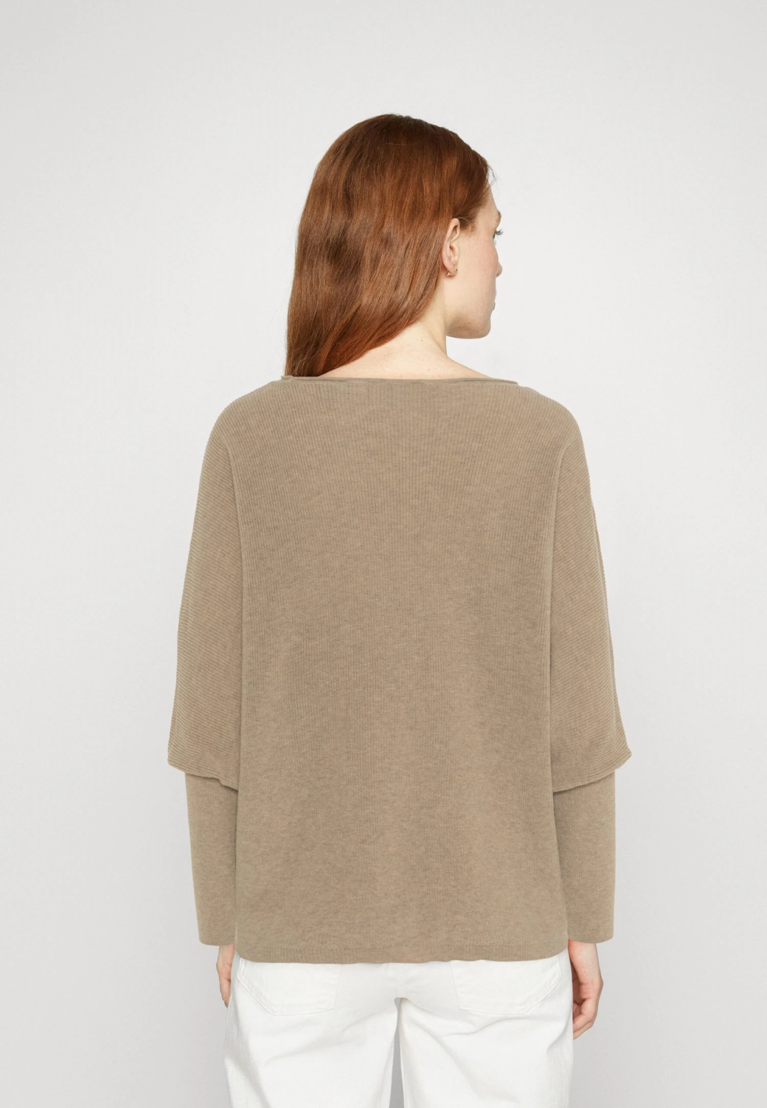 ESPRIT Badwing Roundneck - Jumper - Sand 3 ESPRIT Badwing Roundneck - Jumper - Sand - Image 3