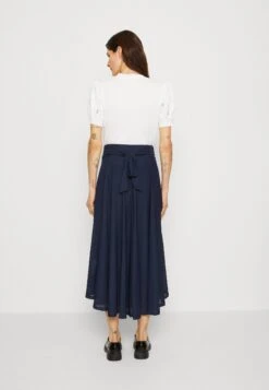 ESPRIT Long Skirt- Pleated Skirt - Navy 8 ESPRIT Long Skirt- Pleated Skirt - Navy -Esprit Sales Store 18a595a208d34903bddd3290bbed531c