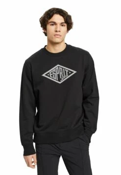 ESPRIT Mit Logo-Print - Sweatshirt - Black -Esprit Sales Store 199450288ce14d4bb322e063beb658ae