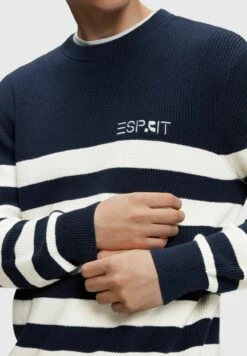 ESPRIT Gestreifter Rundhals - Jumper - Ink -Esprit Sales Store 1ceb78520e2f4252af4caecc5a0b6303