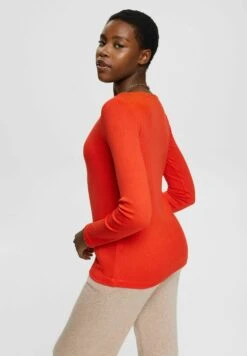 ESPRIT Long Sleeved Top - Red -Esprit Sales Store 1e8a114d33794923abb531b7ac6ef6e1