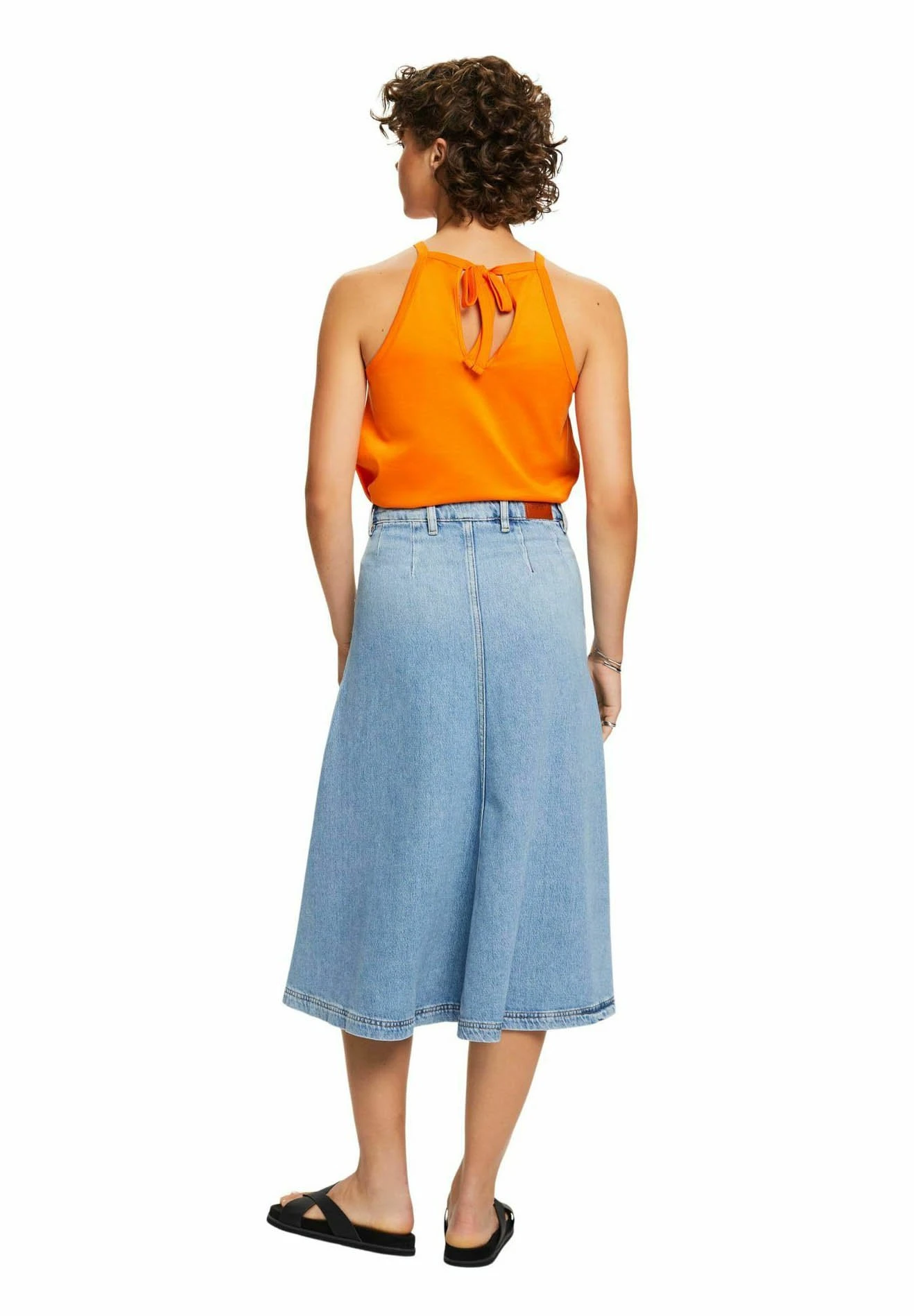 ESPRIT A-Line Skirt - Blue Medium Washed New 2 ESPRIT A-Line Skirt - Blue Medium Washed New - Image 2