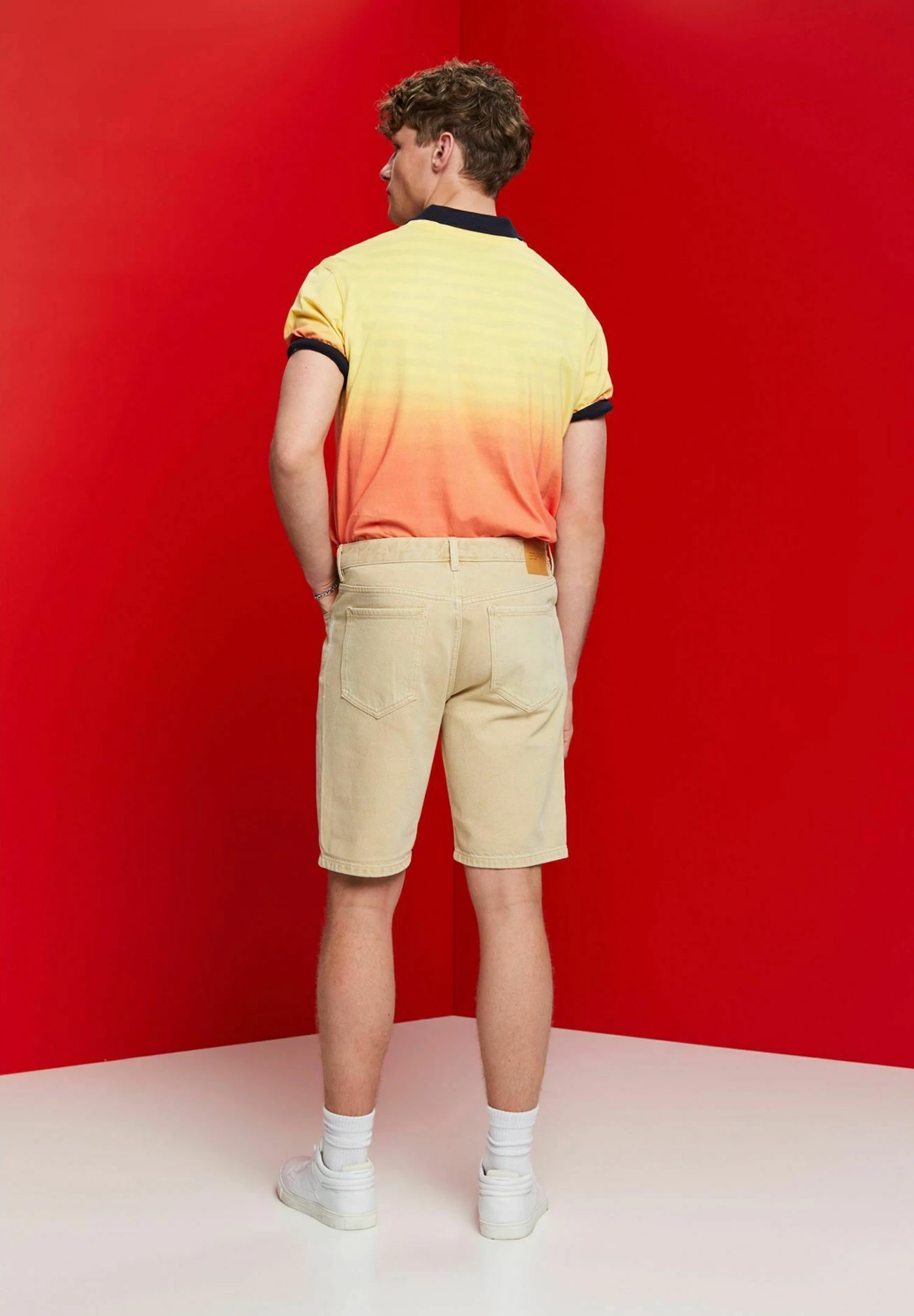 Edc By Esprit Aus Coloured - Denim Shorts - Sand 5 Edc By Esprit Aus Coloured - Denim Shorts - Sand - Image 5