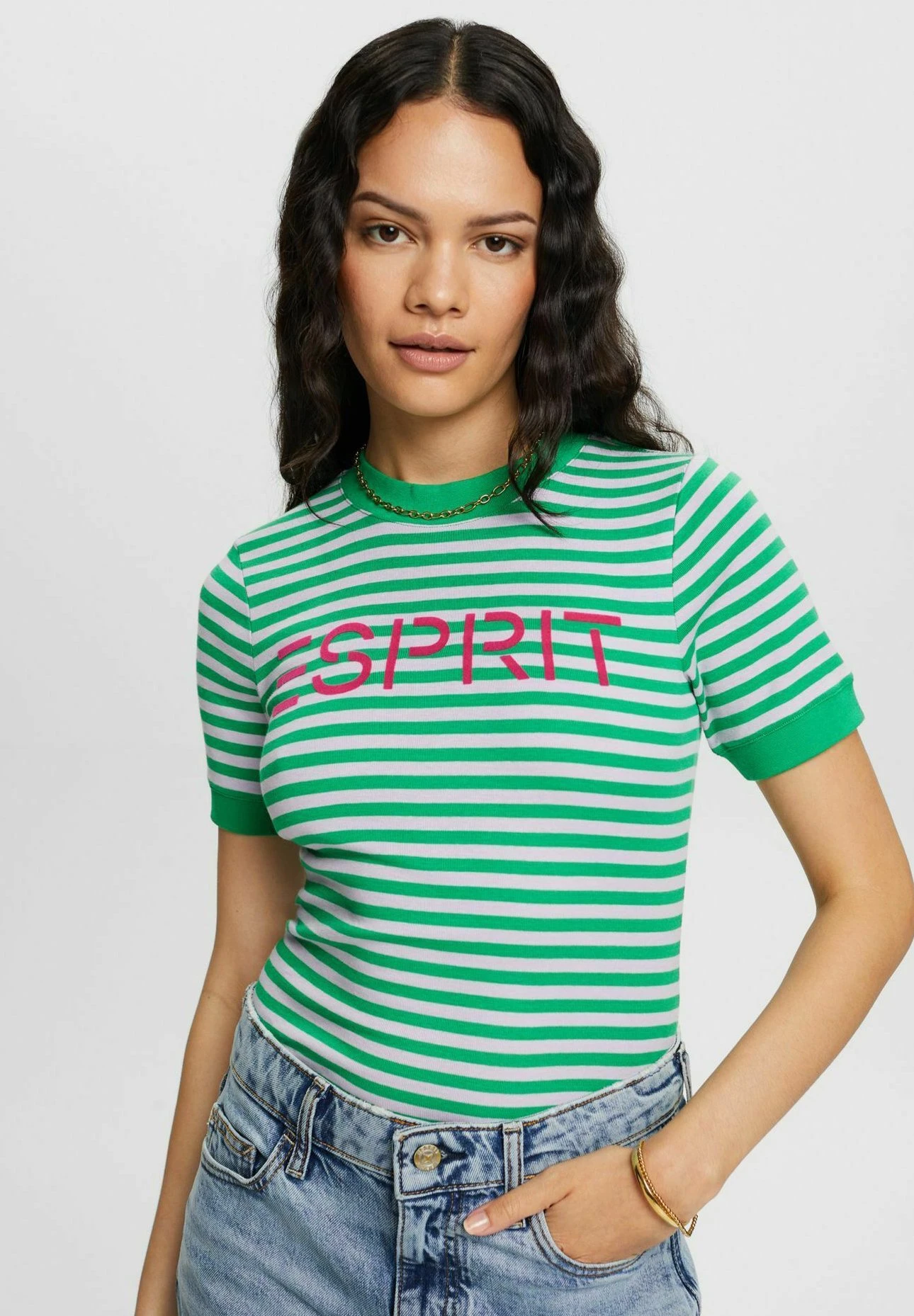 ESPRIT Print T-Shirt - Green 1 ESPRIT Print T-Shirt - Green