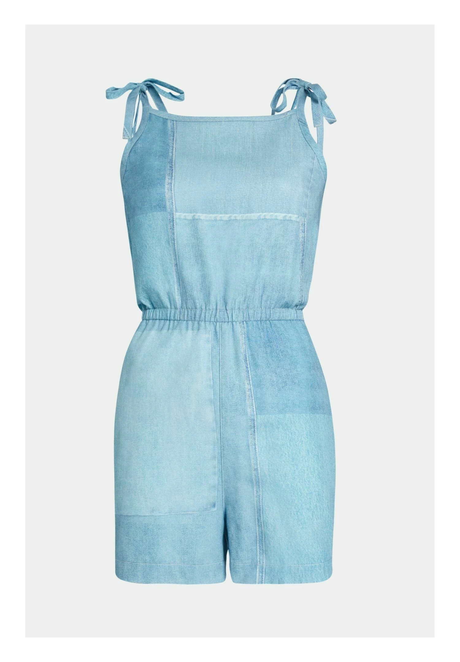 ESPRIT Mit Allover Denim-Print - Jumpsuit - Blue Medium Washed New 5 ESPRIT Mit Allover Denim-Print - Jumpsuit - Blue Medium Washed New - Image 5