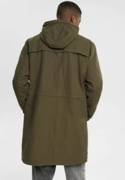 Edc By Esprit Mit Tunnelzugkapuze - Parka - Dark Khaki -Esprit Sales Store 21b58cfac7694cec833f5f28c25a3927