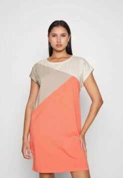 ESPRIT Colour Block Sus Ns Ss - Nightie - Coral