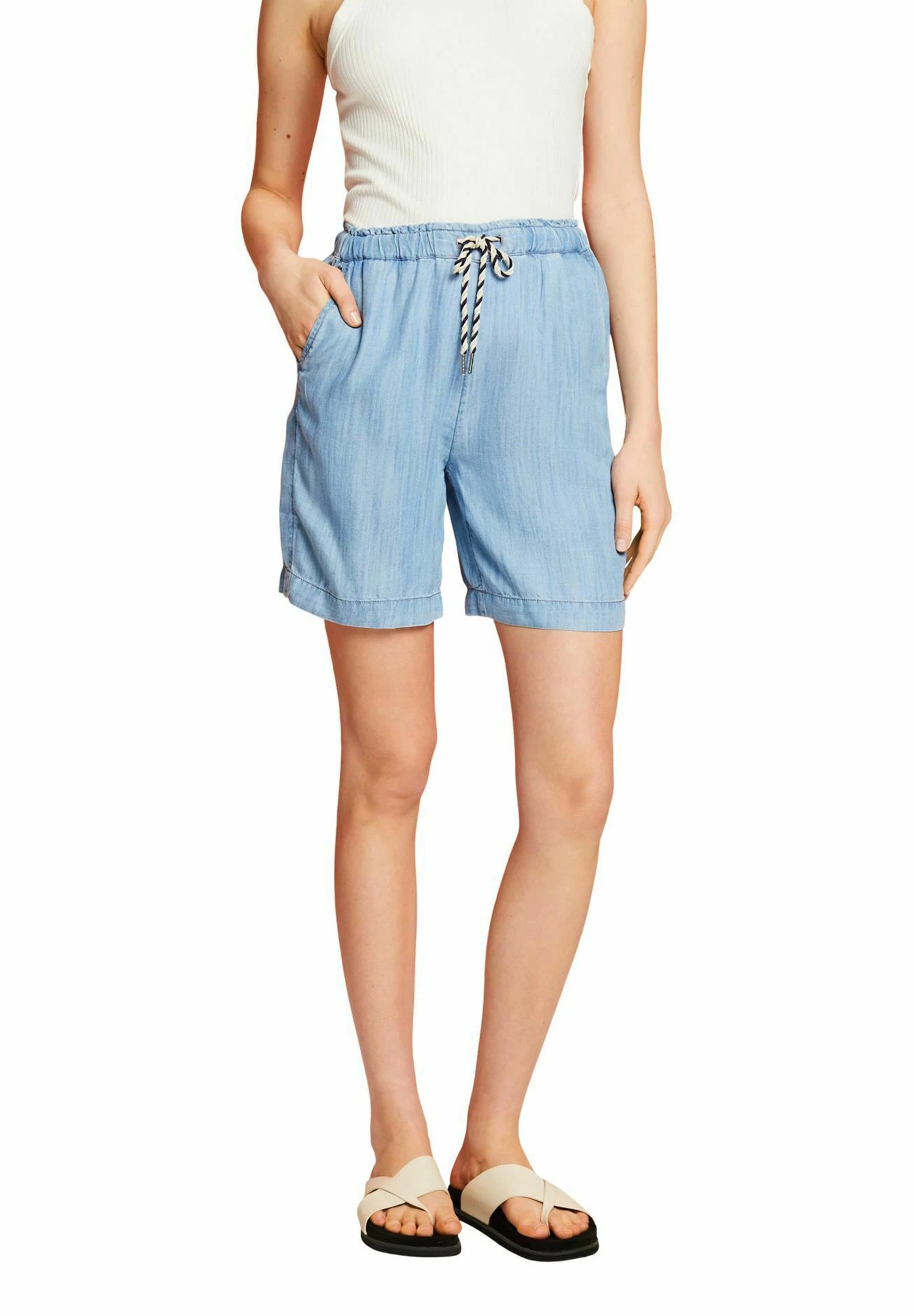 ESPRIT Denim Shorts - Blue Light Wash 1 ESPRIT Denim Shorts - Blue Light Wash
