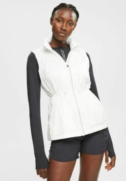 Mit Zugband Unde Dry - Waistcoat - Off White