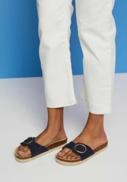 ESPRIT Mit Schnalle - Mules - Navy