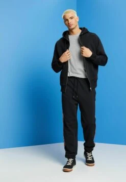 ESPRIT Mit Seitenstreifen - Tracksuit Bottoms - Black -Esprit Sales Store 25aeff22c8244316afb8c23ccb107b3c
