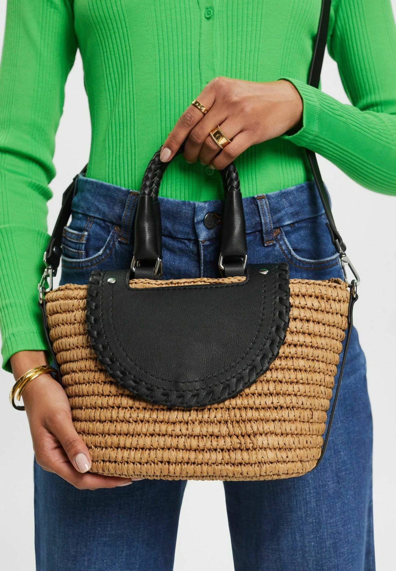 ESPRIT Mit Details - Handbag - Black 1 ESPRIT Mit Details - Handbag - Black