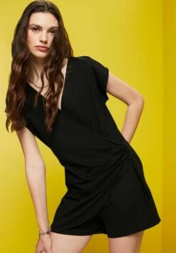 Edc By Esprit Overalls - Jumpsuit - Black -Esprit Sales Store 2608ba9ecc33434b8bb59b52d0d2709b