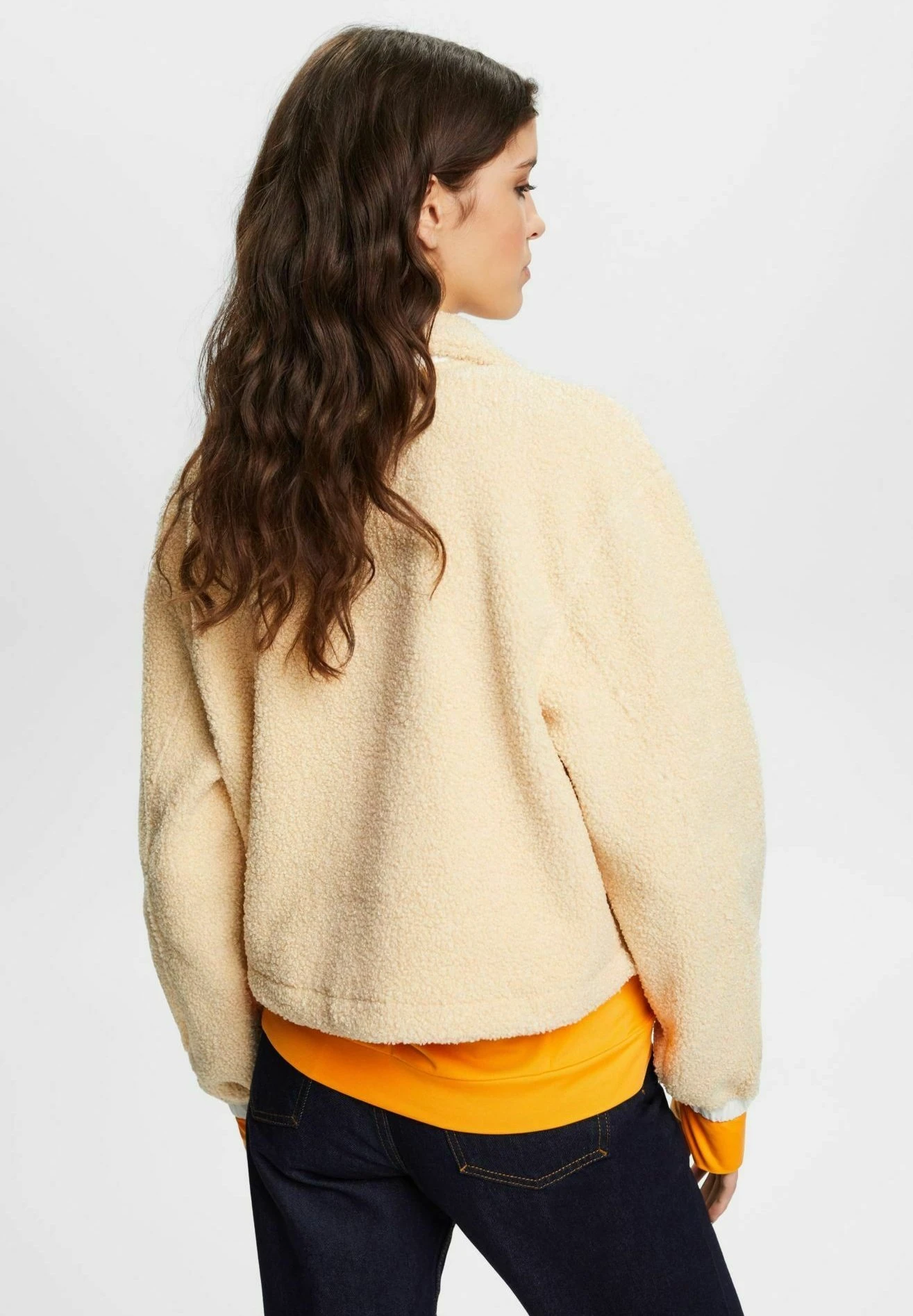 ESPRIT Troyer Aus Material Mix - Fleece Jumper 3 ESPRIT Troyer Aus Material Mix - Fleece Jumper - Image 3