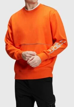 ESPRIT Mit Logo Print - Sweatshirt - Red Orange