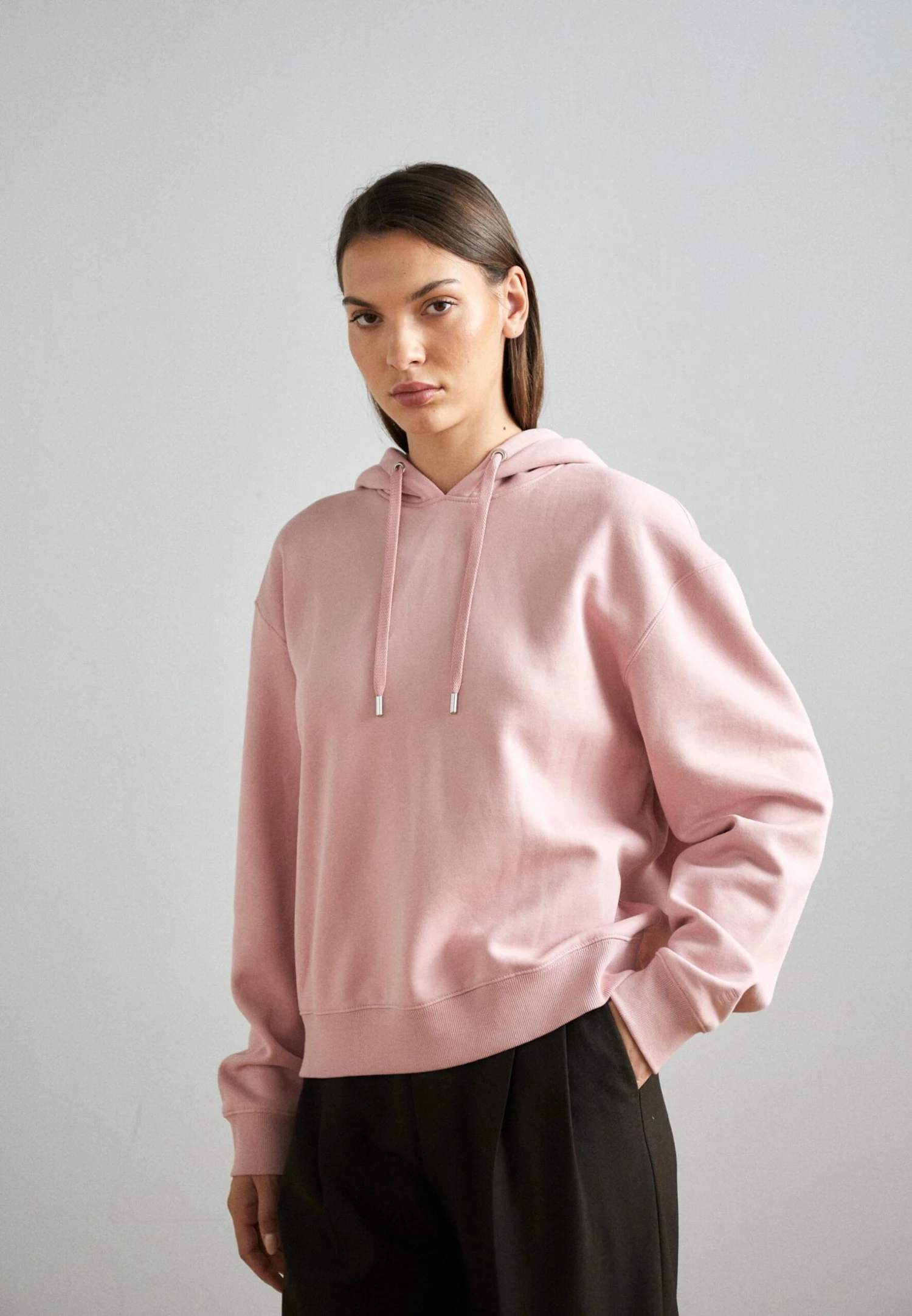 ESPRIT Hodded- Sweatshirt - Old Pink 1 ESPRIT Hodded- Sweatshirt - Old Pink