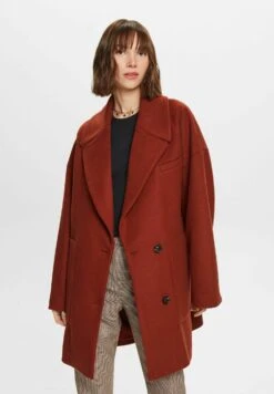 ESPRIT Short Coat - Rust Brown