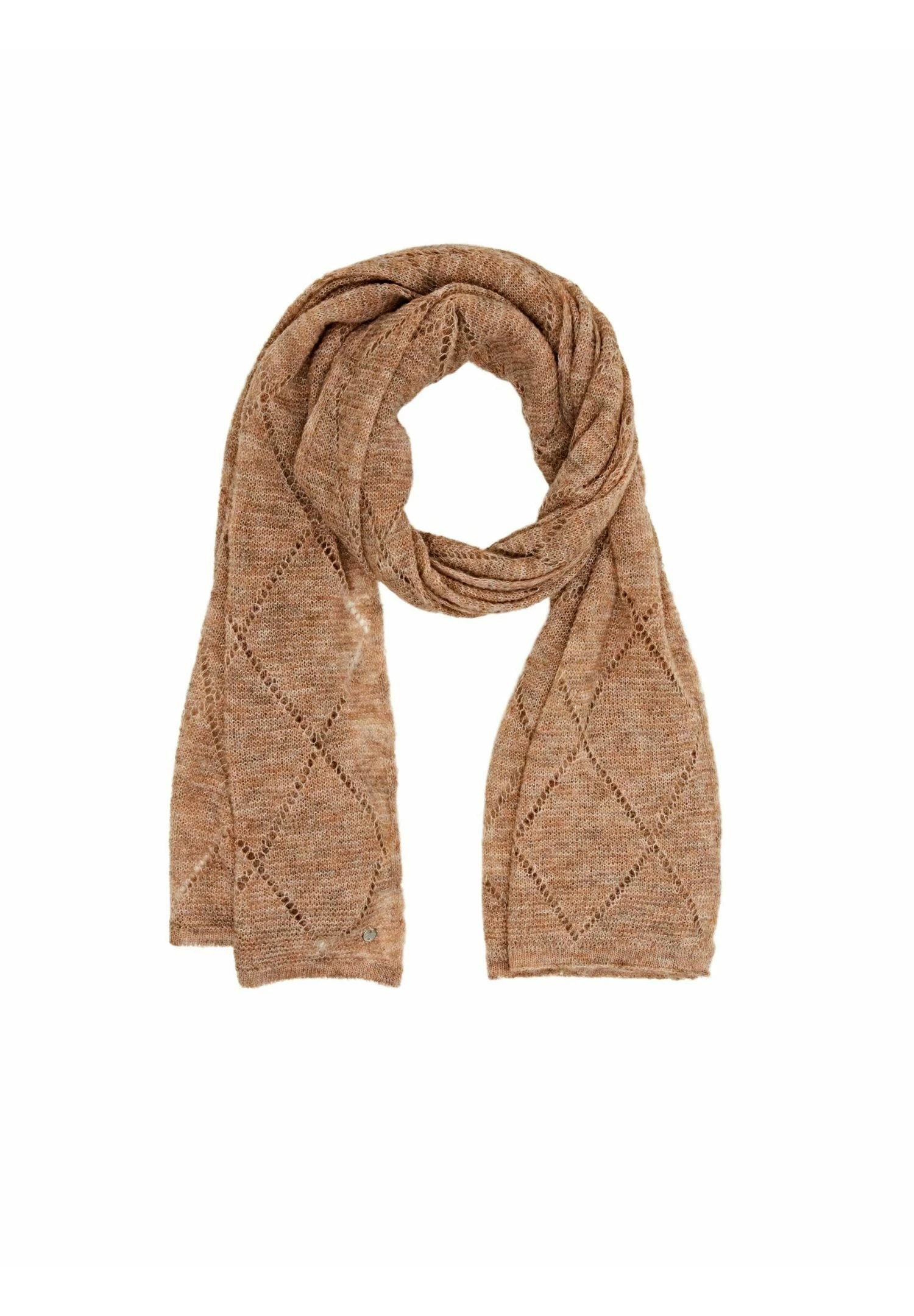 ESPRIT Rcs_Wo_Ajoursha - Scarf - Caramel 2 ESPRIT Rcs_Wo_Ajoursha - Scarf - Caramel - Image 2